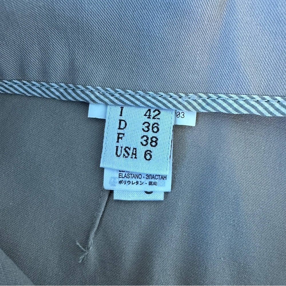 BRUNELLO CUCINELLI Cropped Cotton-Blend Twill Slim-leg Pants Womens Size 6 - Picture 14 of 16
